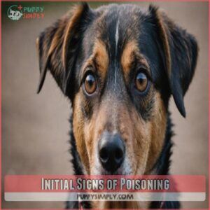 Initial Signs of Poisoning Initial Signs of Poisoning
