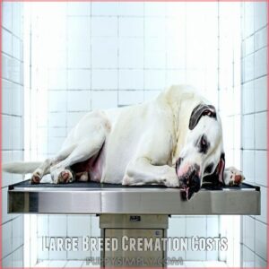 Large Breed Cremation Costs