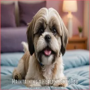 Maintaining a Healthy Shih Tzu