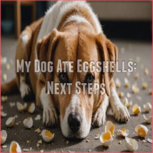 My Dog Ate Eggshells: Next Steps