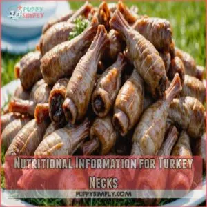 Nutritional Information for Turkey Necks