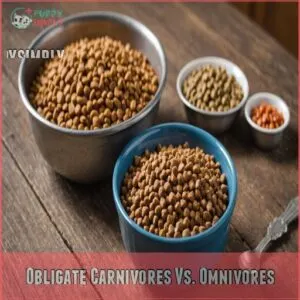 Obligate Carnivores Vs. Omnivores