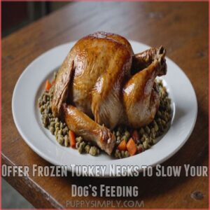 Offer Frozen Turkey Necks to Slow Your Dog’s Feeding