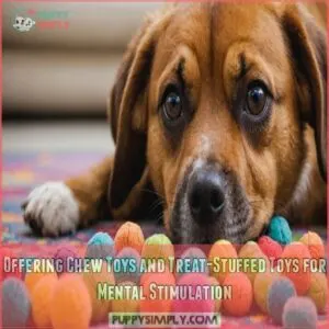 Offering Chew Toys and Treat-Stuffed Toys for Mental Stimulation