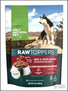 Only Natural Pet Raw Toppers