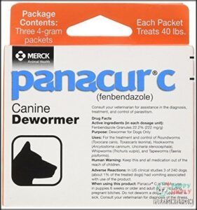 Panacur C Canine Dewormer (Fenbendazole), B000296N7S