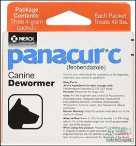 Panacur C Canine Dewormer (Fenbendazole),