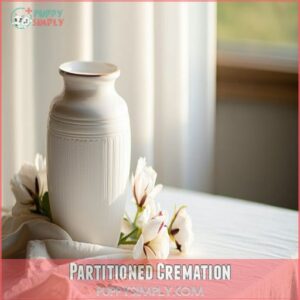 Partitioned Cremation