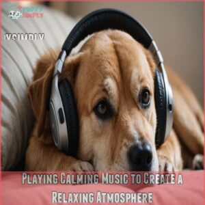 Playing Calming Music to Create a Relaxing Atmosphere