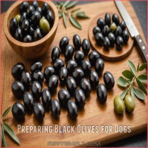 Preparing Black Olives for Dogs