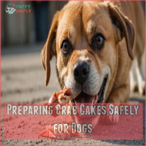 Preparing Crab Cakes Safely for Dogs