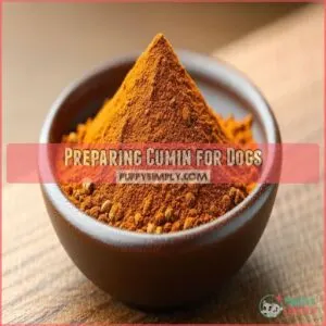 Preparing Cumin for Dogs