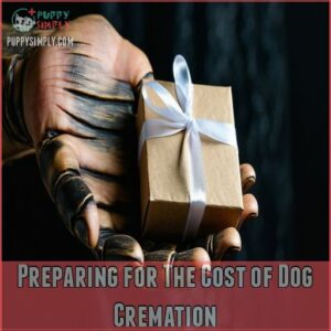 Preparing for The Cost of Dog Cremation