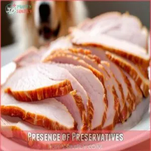 Presence of Preservatives