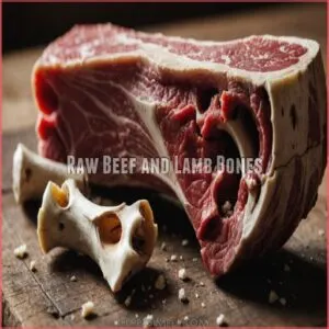 Raw Beef and Lamb Bones