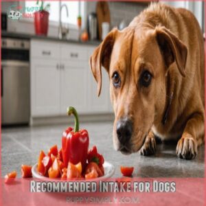 Recommended Intake for Dogs