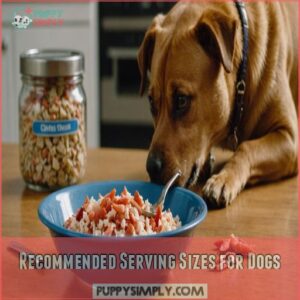 Recommended Serving Sizes for Dogs