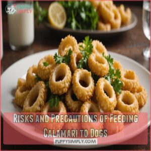 Risks and Precautions of Feeding Calamari to Dogs