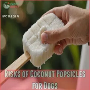 Risks of Coconut Popsicles for Dogs