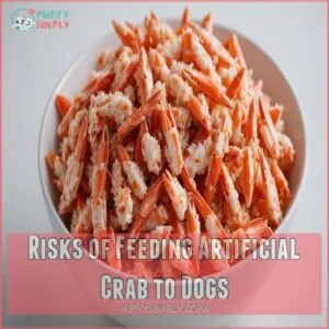 Risks of Feeding Artificial Crab to Dogs