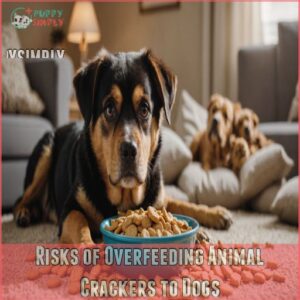 Risks of Overfeeding Animal Crackers to Dogs