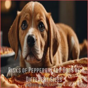 Risks of Pepperoni for Dogs of Different Sizes