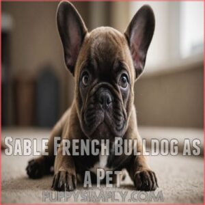 Sable French Bulldog as a Pet