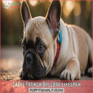 Sable French Bulldog Lifespan