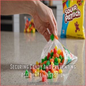 Securing Candy and Preventing Accidental Ingestion