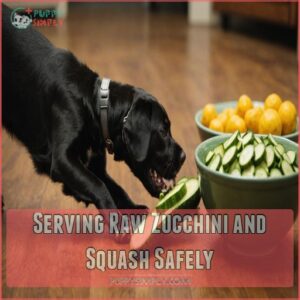 Serving Raw Zucchini and Squash Safely