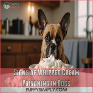 Signs of Whipped Cream Poisoning in Dogs