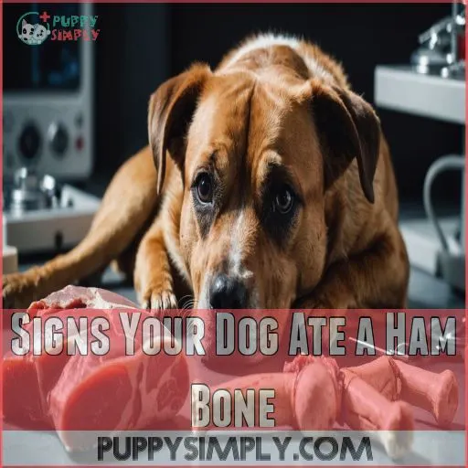 Signs Your Dog Ate a Ham Bone