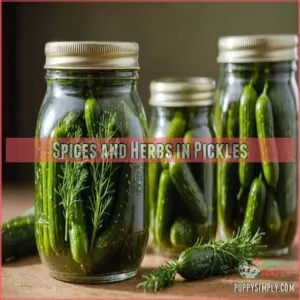 Spices and Herbs in Pickles