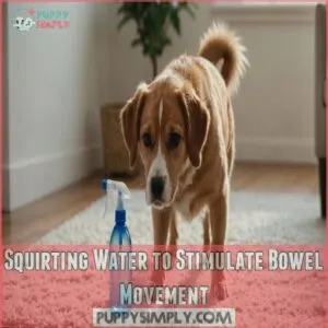 Squirting Water to Stimulate Bowel Movement