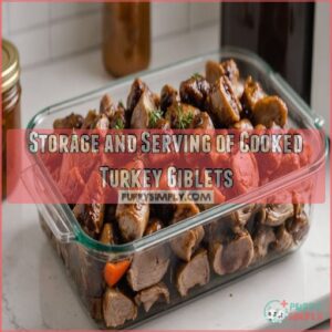 Storage and Serving of Cooked Turkey Giblets