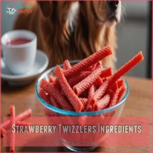 Strawberry Twizzlers Ingredients