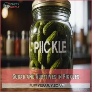 Sugar and Additives in Pickles