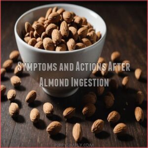 Symptoms and Actions After Almond Ingestion