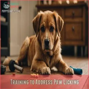 Training to Address Paw Licking