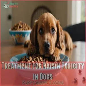 Treatment for Raisin Toxicity in Dogs