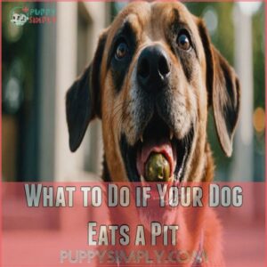 What to Do if Your Dog Eats a Pit