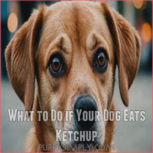 What to Do if Your Dog Eats Ketchup