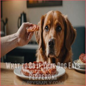 What to Do if Your Dog Eats Pepperoni