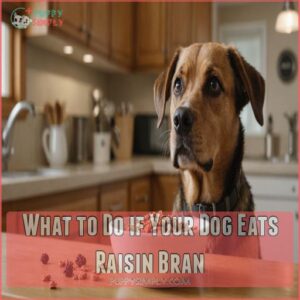 What to Do if Your Dog Eats Raisin Bran