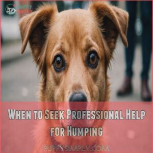 When to Seek Professional Help for Humping