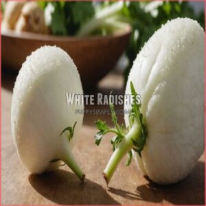 White Radishes