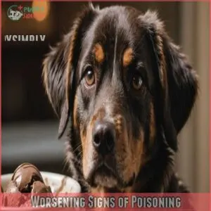 Worsening Signs of Poisoning