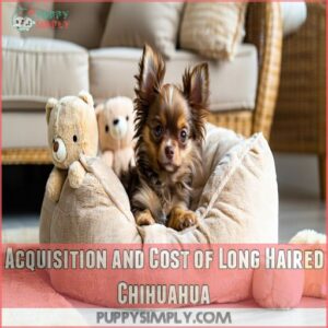 Acquisition and Cost of Long Haired Chihuahua