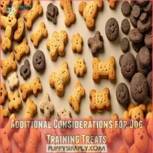 Additional Considerations for Dog Training Treats