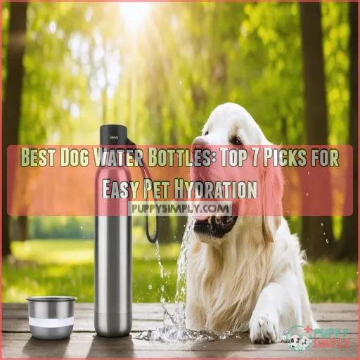 best dog water bottles